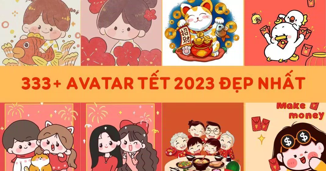 1 30 Avatar Tết 2022 đẹp avatar Tết đôi cute nhất  Trường Thịnh 